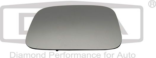 Зеркальное стекло бокового зеркала DPA правое для Volkswagen Caddy IV 2015-2019. Артикул 88570102902