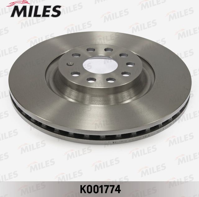Тормозной диск Miles передний для Skoda Superb III 2015-2026. Артикул K001774