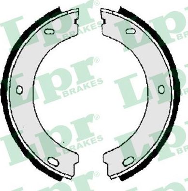 Тормозные колодки (стояночная тормозная система) LPR задние для Jaguar XJS 3 1990-1996. Артикул 06400