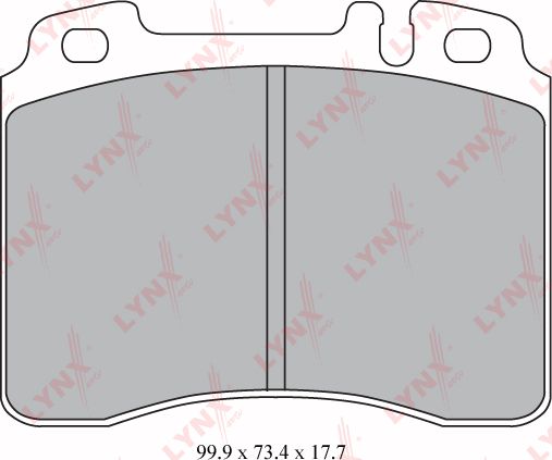 Тормозные колодки LYNXauto. Артикул BD-5305