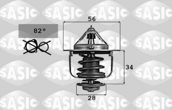Термостат Sasic для MINI Hatch I ((R50, R53) 2003-2006. Артикул 9000702