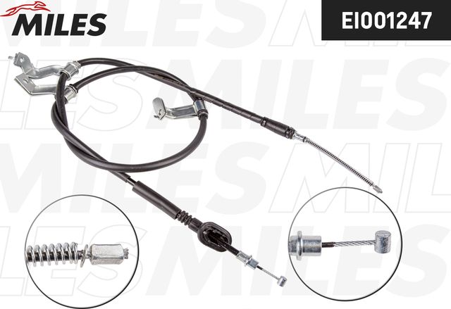 Трос ручного тормоза HYUNDAI TUCSON 04-10 1785мм зад.лев. (Miles). Артикул EI001247