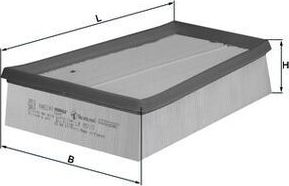 Воздушный фильтр Mahle. Артикул LX 957/3