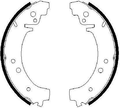 Тормозные колодки Bosch задние для Chevrolet Niva I 2002-2021. Артикул 0 986 487 217