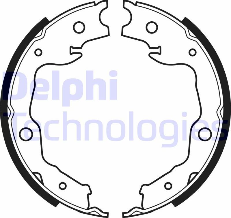 Тормозные колодки Delphi. Артикул LS1999