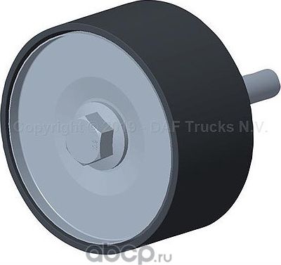 Направляющий (ведущий) ролик приводного поликлинового ремня DAF. Артикул 2163128