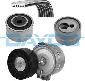 Приводной ремень поликлиновой с роликами (комплект) Dayco. Артикул KPV121