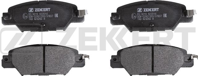 Тормозные колодки Zekkert задние для Mazda CX-5 II 2017-2026. Артикул BS-3019