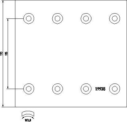 Тормозные накладки Don. Артикул RN1011S7100