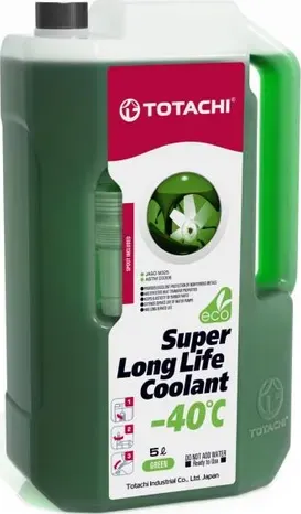 Антифриз, готовый раствор SUPER LLC -40°C зелёный 5л (Totachi). Артикул 41605