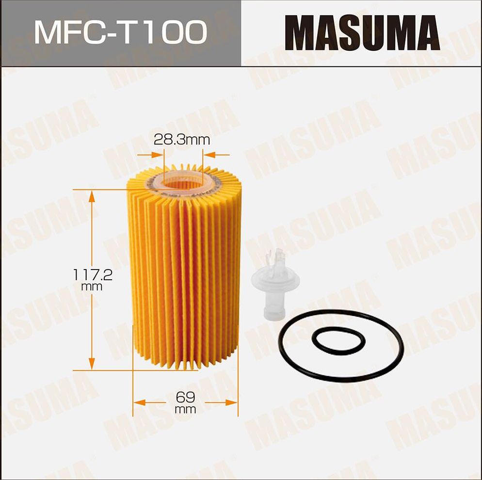 Масляный фильтр Masuma. Артикул MFC-T100