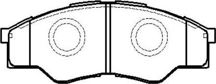 Тормозные колодки HSB. Артикул HP5266