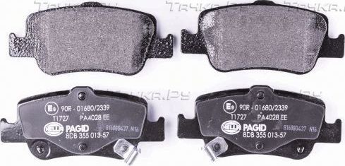 Тормозные колодки Hella. Артикул 8DB 355 013-571