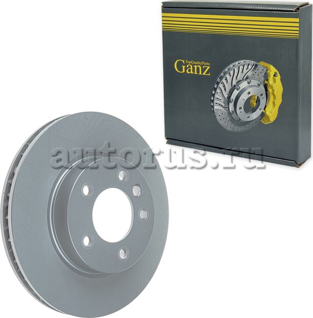 Диск тормозной передний (Ganz). Артикул GIJ10080