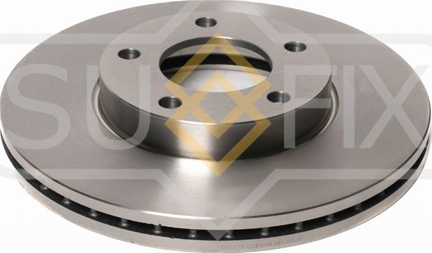 Диск тормозной передний (278x25) (Sufix). Артикул FX1038