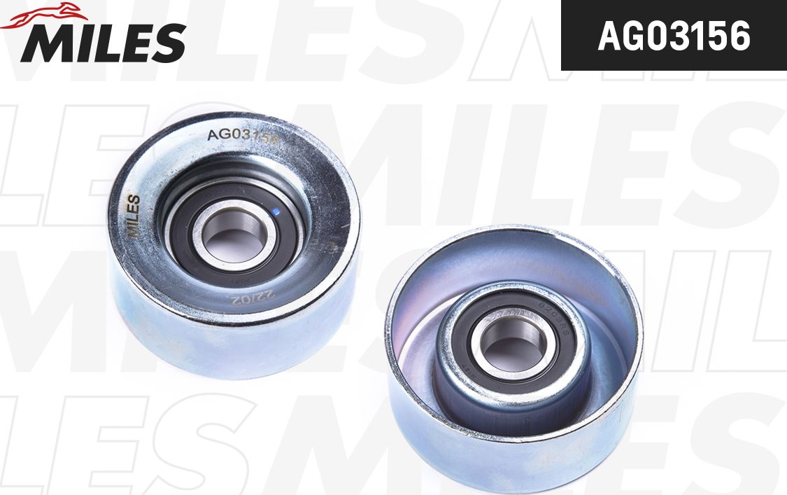 Натяжной ролик (натяжитель) приводного ремня Miles. Артикул AG03156