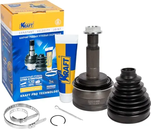 ШРУС TOYOTA HILUX 05- 2.5/3.5 наруж. (Kraft). Артикул KT059249