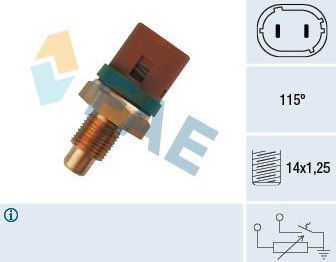 Датчик температуры охлаждающей жидкости FAE для Renault Espace III 1996-2002. Артикул 34230