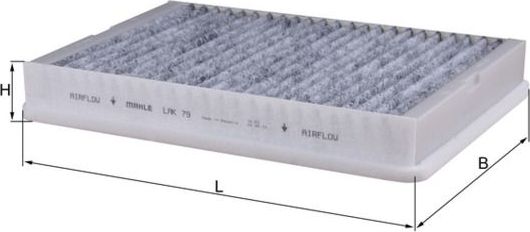 Салонный фильтр Mahle для Volvo V90 I 1997-1998. Артикул LAK 79