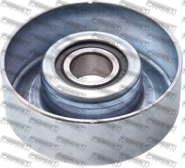 Натяжной ролик (натяжитель) приводного поликлинового ремня Febest. Артикул 1987-R55