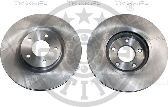 Тормозной диск Optimal передний для Nissan Qashqai I 2007-2013. Артикул BS-8610