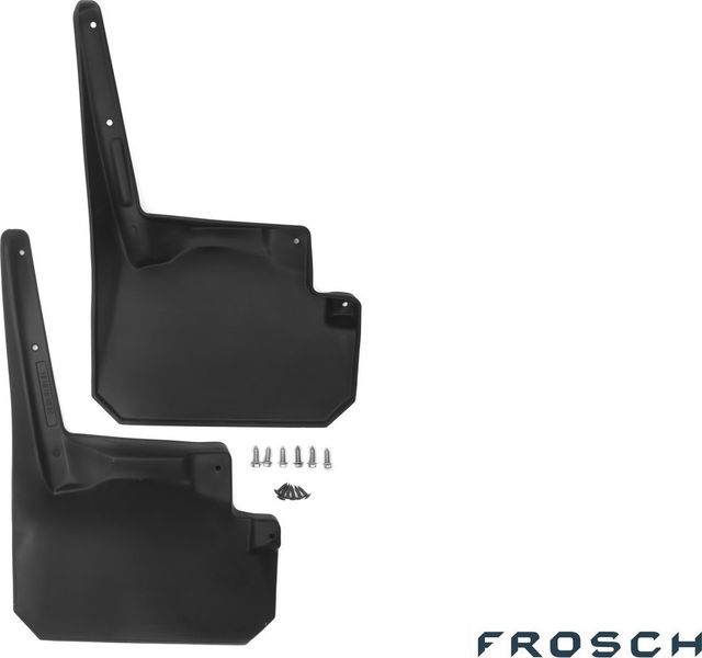 Брызговики Frosch (в пакете) передняя пара для Jeep Wrangler JK 2/4-дв. 2007-2018. Артикул NLF.24.06.F13