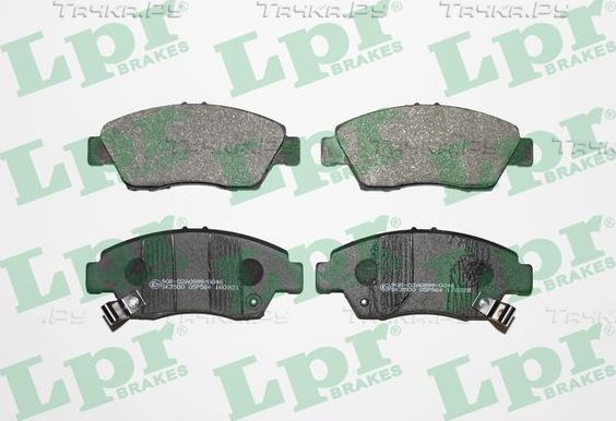Тормозные колодки LPR передние для Honda Civic VI 1995-2001. Артикул 05P564