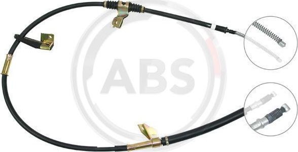 Трос ручника (тросик ручного тормоза) ABS. Артикул K11458