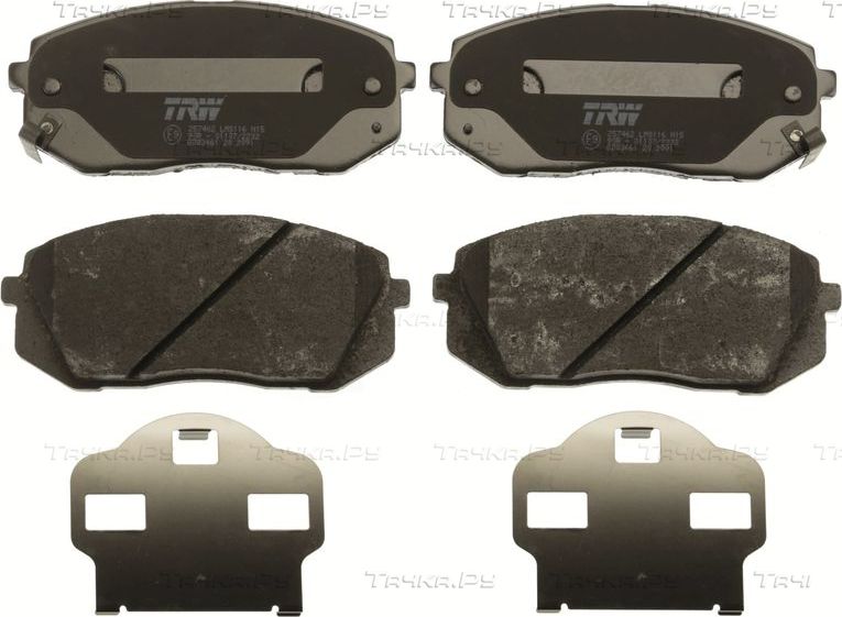 Тормозные колодки TRW COTEC передние для Kia Sportage II 2004-2010. Артикул GDB3461