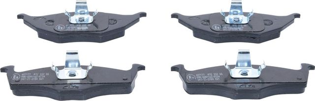 Тормозные колодки ATE передние для Volkswagen Lupo 1999-2005. Артикул 13.0460-7177.2