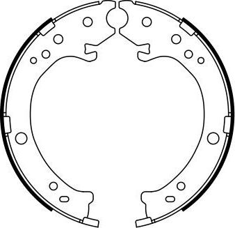 Тормозные колодки (стояночная тормозная система) Bosch. Артикул 0 986 487 765
