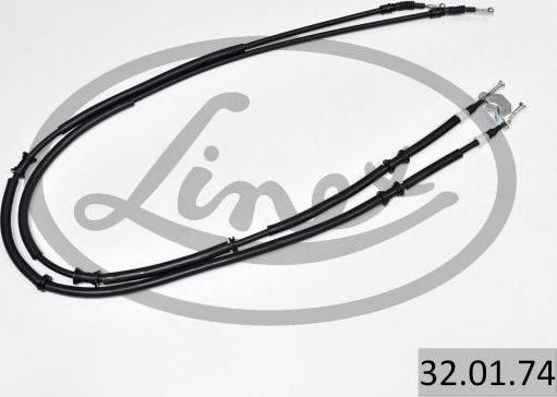 Трос ручника (тросик ручного тормоза) Linex задний для Opel Zafira A 2004-2005. Артикул 32.01.74