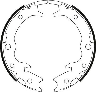 Тормозные колодки (стояночная тормозная система) TRW. Артикул GS8697