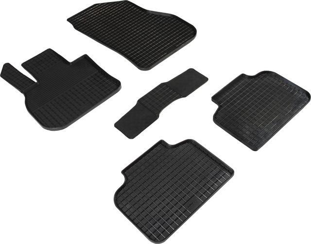 Коврики резиновые Seintex с рисунком "Сетка" для салона Mini Сooper Countryman II 2016-2026. Артикул 93953