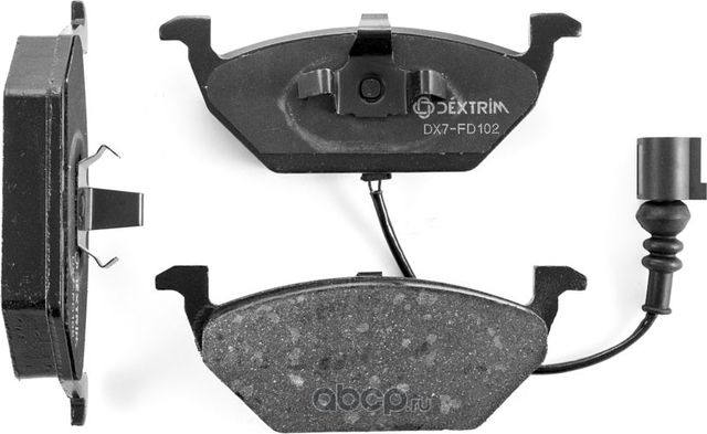 Колодки тормозные передние (Dextrim). Артикул DX7FD102