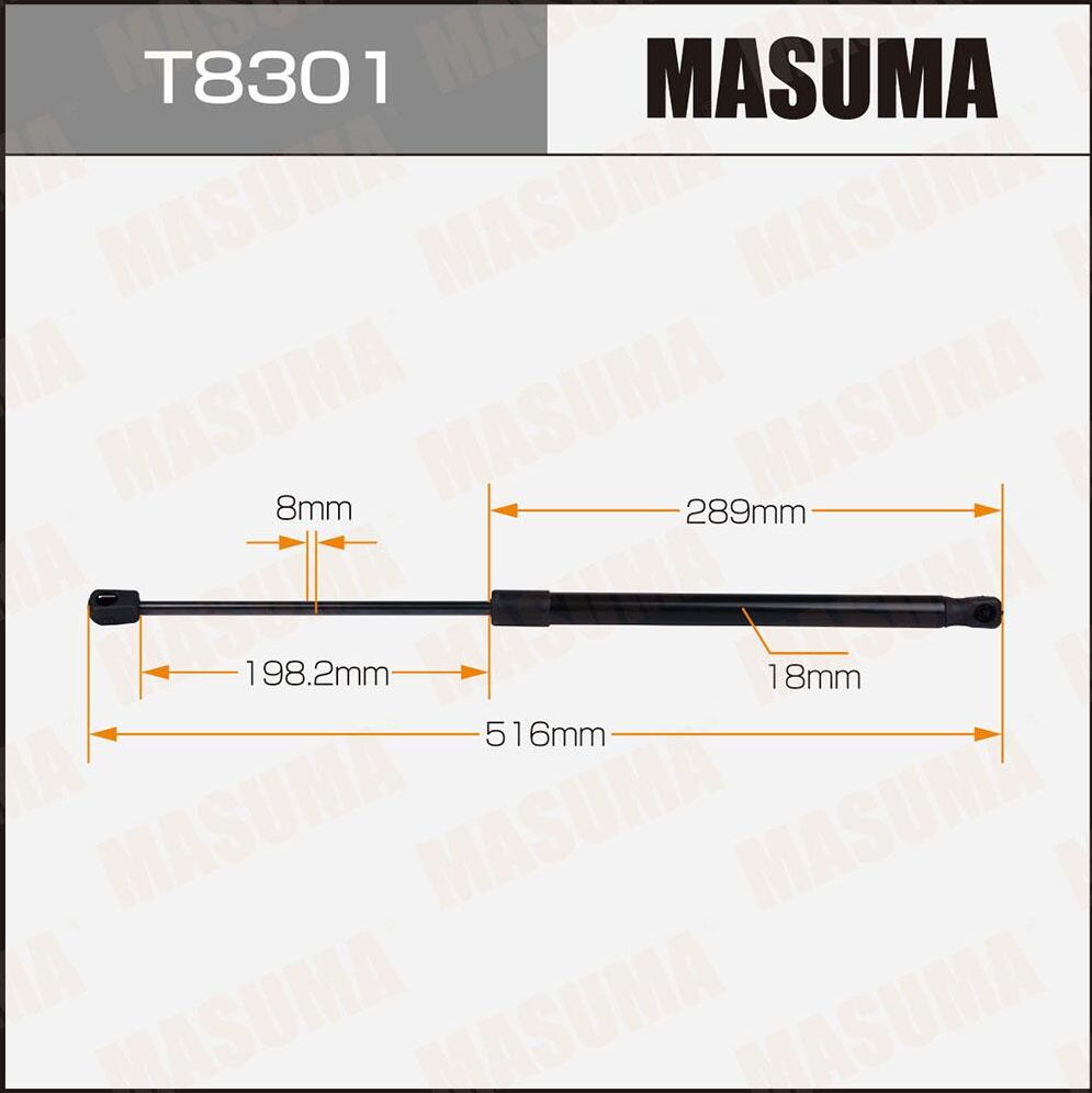 Амортизатор (упор) багажника Masuma. Артикул T8301