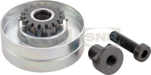 Направляющий (ведущий) ролик приводного поликлинового ремня NTN / SNR для Renault Laguna I 1994-1995. Артикул GA355.72
