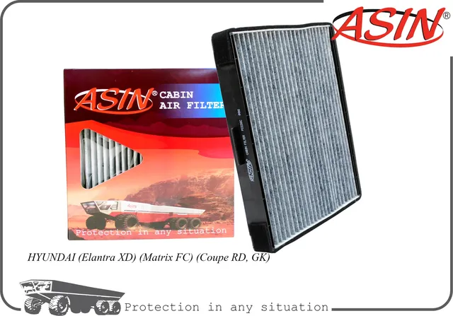 Фильтр салонный (угольный) (Asin). Артикул ASINFC226C