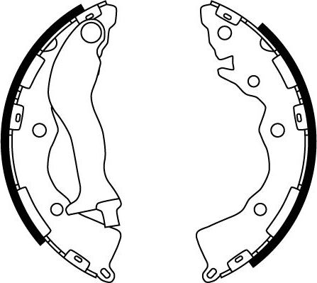 Тормозные колодки TRW задние для Kia Rio II 2005-2011. Артикул GS8766