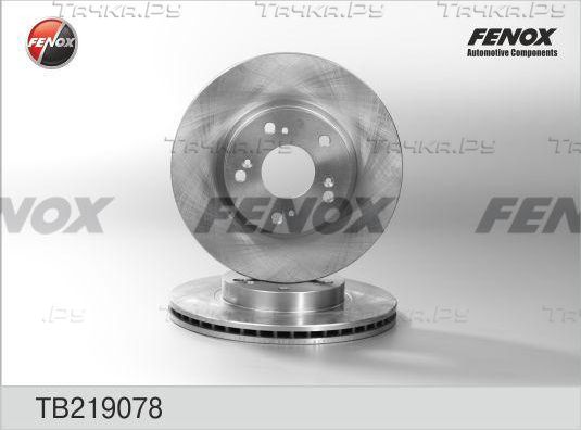 Тормозной диск Fenox передний для Honda FR-V 2004-2009. Артикул TB219078