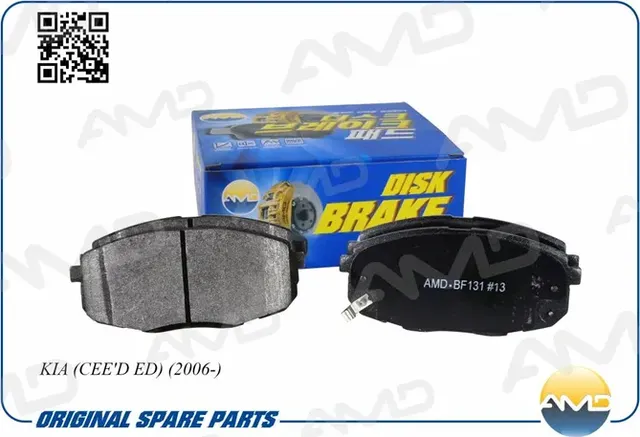 Колодка тормоза Hyundai i30 Kia Ceed передние 2007-2010 (AMD) AMD. Артикул AMDBF131