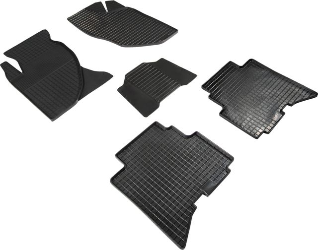 Коврики резиновые Seintex с узором сетка для салона Haval H6 2020-2026. Артикул 94563