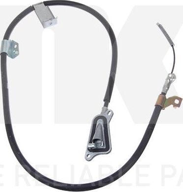 Трос ручника (тросик ручного тормоза) NK левый для Nissan Almera N16 2000-2006. Артикул 9022104