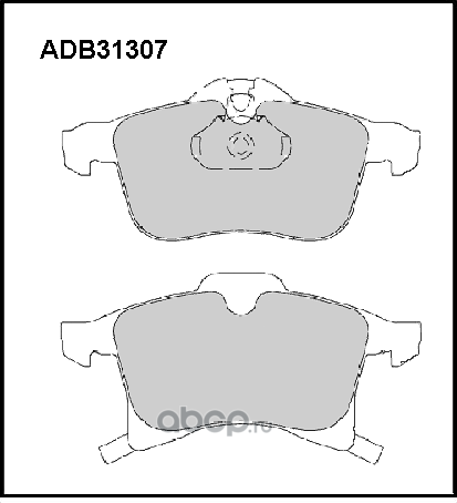 Дисковые томозные колодки Heavy Duty (Allied Nippon). Артикул ADB31307HD