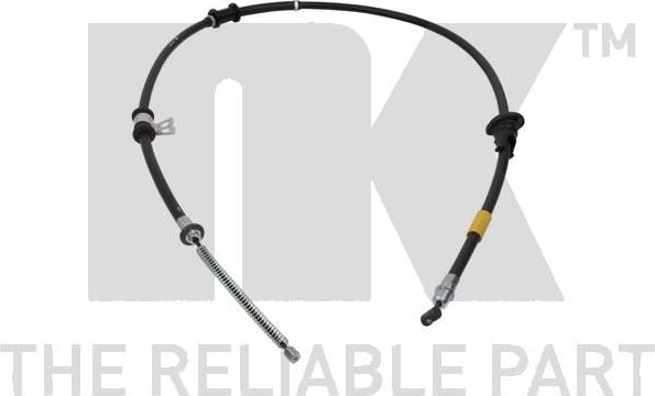 Трос ручника (тросик ручного тормоза) NK. Артикул 903036