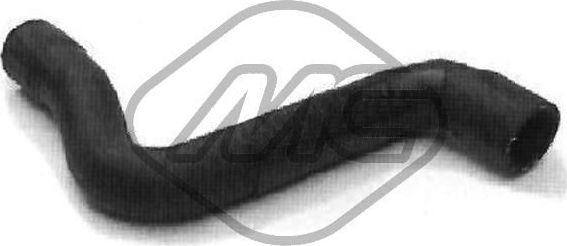 Патрубок радиатора (системы охлаждения) Metalcaucho нижний для SEAT Inca I 1995-1998. Артикул 08402