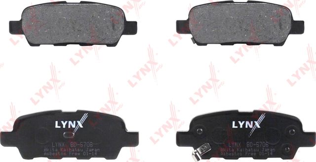 Тормозные колодки LYNXauto. Артикул BD-5706