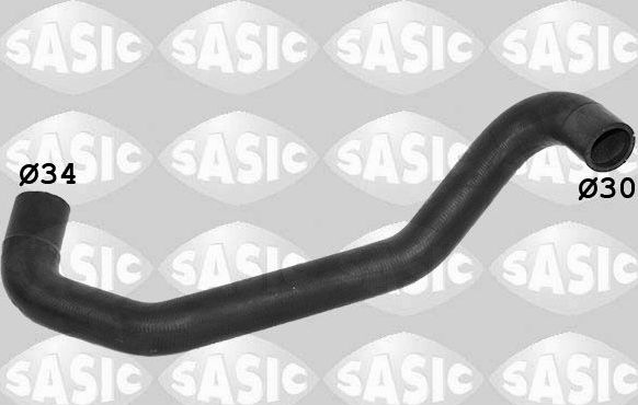 Патрубок системы охлаждения (радиатора) Sasic левый нижний для Peugeot Partner I 2000-2008. Артикул 3400067