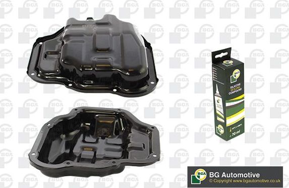 Масляный поддон картера двигателя BGA для Nissan Note I 2006-2012. Артикул SP6310