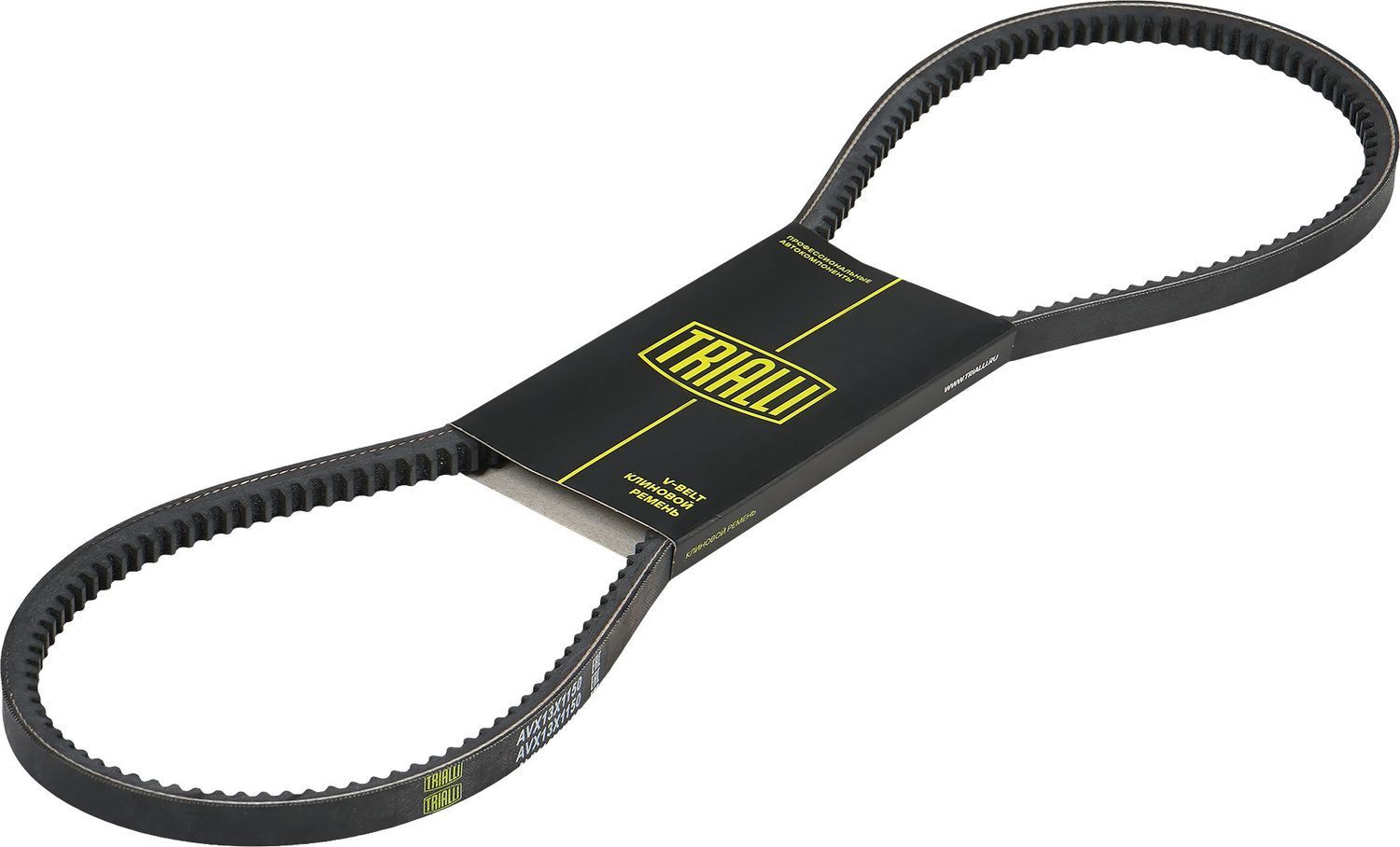 Приводной ремень клиновой Trialli (EPDM (Этилен-пропиленовый каучук)). Артикул AVX13X1150